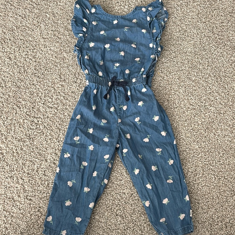 Easy peasy jumpsuit for toddler girl size 2T